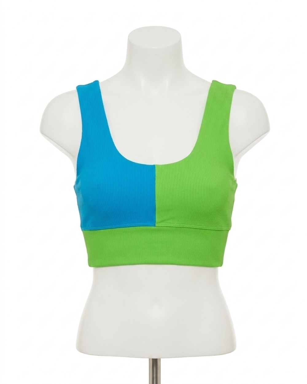 NEW BEACH RIOT carina sports top in palm green